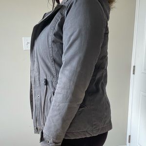 Grey winter jacket